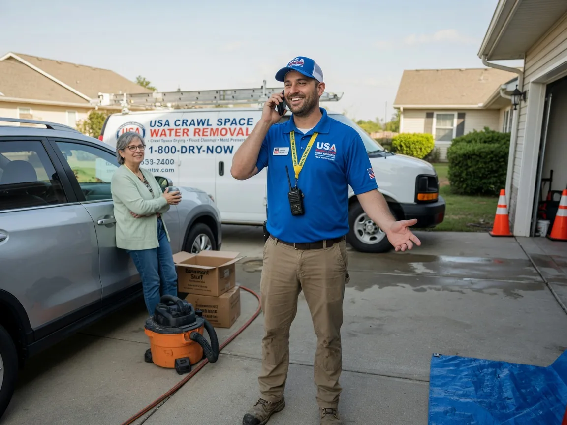 Crawl Space Water Removal Middle Point, OH FAQs